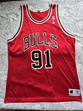 VINTAGE 90s Chicago Bulls Dennis Rodman Jersey